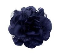 11cm Extra Large Rose Flower Brooches Lapel Pins Dainty Satin Fabric Lace Flower Hair Clips Elegant Brooch Big Camellia Flowers Brooch for Women Wedding Party Dance Clothes Accessories Jewelry, 1