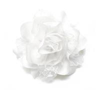 11cm Extra Large Rose Flower Brooches Lapel Pins Dainty Satin Fabric Lace Flower Hair Clips Elegant Brooch Big Camellia Flowers Brooch for Women Wedding Party Dance Clothes Accessories Jewelry, 1