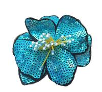 11CM Two Layers Colorful Sequins Sticker Flower Patch Sew On Clothes Decoration Designer Applique for DIY Clothes Backpacks Jackets Shoes(Color 10)