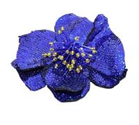 11CM Two Layers Colorful Sequins Sticker Flower Patch Sew On Clothes Decoration Designer Applique for DIY Clothes Backpacks Jackets Shoes(Color 1)