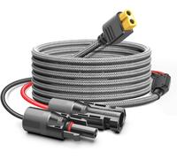 HKY Solar Panels Extension Cable Female Male Connector to XT60 Power Cable 11FT 3.5M Solar Connector for Bluetti ECOFLOW Delta River Portable Power Station Generators Lipo Battery XT60 Charging Plug
