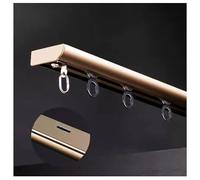 11ft Gold Aluminum Curtain Track RailSliding Ceiling Mount Room Divider for RV Shower Hotel PrivacyFittings Included 39 Ft Length for Versatile Use