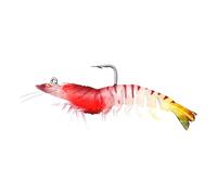 11g/20g Fishing Jigs With Hook Shrimp Lure Fishing Tackle Accessories Silicone Artificial Baits Shrimp Lure Realistic Baits