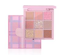 11g 9-color Pink Brown Eyeshadow Palette Matte Shimmer Lasting Color Peach Sweet Eye Makeup