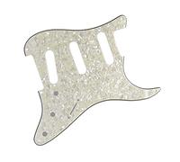 11Hole SSS Guitar Pickguard Scratch Plate With Screws For For ST Electric Guitar Anti-scratch Parts Guitar Replacement Pickguard (Color : Aged 4ply)