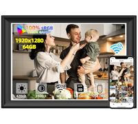 11inch 64GB Digital Picture Frame WiFi6&5G Digital Photo Frame 100% sRGB 1920x1280 FHD IPS Touch Screen,Share Photos & Videos via Frameo App, Extend Storage by USB Drive and SD Card, Weather,Clock