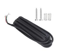 11K Dual Hot Rail Humbucker Pickup, Ceramic Magnet Dual Coil Guitar Pickup, Quiet Noise - Free Design with ABS Frame, Includes Screws and Springs for Electric Guitar (black black track)