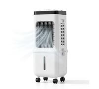 11L Evaporative Air Cooler, Portable Cooling Fan with 4 Ice Packs, 3 Speeds, 70° Auto-Oscillation, 12H Run Time Quiet Slim for Home Office