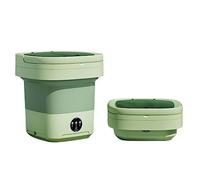 11L Portable Folding Washing Machine, Fully Automatic Mini Washing Machine, Dedicated for Washing and Removing Underwear and Socks (11L,Green)