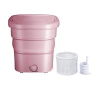 11L Portable Washing Machine, Bucket Semi-automatic Underwear Foldable Washer with Spin Dryer, for Socks Underwear,Blue Ray Sterilization Ultrasonic Automatic Folding Clothe for Camping Travel Home