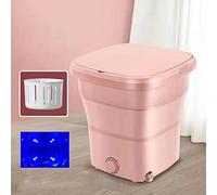 11L Portable Washing Machine, Bucket Semi-automatic Underwear Foldable Washer with Spin Dryer,Home Travel Self-Driving Tour,for Baby Clothes, Socks, Towels, Great for Travel, Apartment