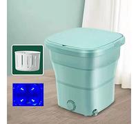 11L Portable Washing Machine, Bucket Semi-automatic Underwear Foldable Washer with Spin Dryer,Home Travel Self-Driving Tour,for Baby Clothes, Socks, Towels, Great for Travel, Apartment