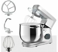 11L Stand Mixer Food Mixer with Agitator Dough Hook Egg Beater 1700W Tilt Head Dough Blender 6-Speed Adjustable Multi-Function Cook Machine Household Desktop Egg Beater For Baking