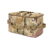 11L Utility Camping Bag Keep Your Gear Organized with Removable Pads and Large Mesh Pocket, Great for Outdoors (CP camouflage)