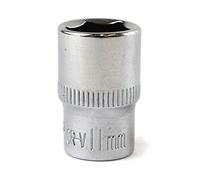 11mm 1/4" Drive Shallow Metric Socket Single Hex / 6 Sided Bergen