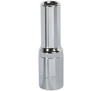 11mm Forged Steel DEEP Drive Socket - 1/2" Square Drive Polished Chrome Vanadium