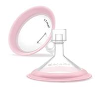 11mm Maymom MyFit Shields, Pano Series; Compatible with Medela Breast Pump- PersonalFit, Freestyle, Harmony, Maxi, Freestyle Flex Connector; Connect to Widemouth/Narrow Connector, 2pcs
