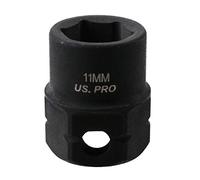11mm Metric Stubby 3/8” Drive Shallow Impact Socket Hex Shank 25mm Depth
