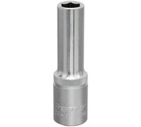 11mm Steel Deep Drive Socket - 1/2" Square Drive - Chrome Vanadium Socket