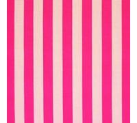 11mm Stripe Polycotton Fabric (Per Metre) - Simply Sew Crafty™ (Cerise Pink & White)