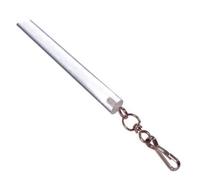 11mm Strong Acrylic Clear 1 Pair Curtain Draw Rods with Accessories (100cm)