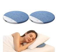 11mm Ultra-Thin Pillow Bluetooth Speaker - Personal Audio & For Peaceful Nights,Bone Conduction Under Pillow Speaker With Soothing Sounds & Sleep Timer For Side Sleepers & Deep Sleep (Blue*2)