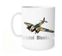 11OZ Bristol Blenheim WW2 Aircraft Logo Mug, Lovely Ceramic Gift Mug Featuring Emblem