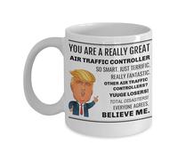 11oz Ceramic Coffee Mug Air Traffic Controller Trump Mug, Trump Coffee Mug For An Amazing ATC Novelty Coffee Mark Mugs Cup Gift for Christmas Special Holiday Birthday,H09