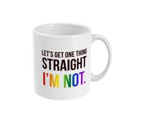 11Oz Ceramic Pride Mug Lets Get One Thing Straight