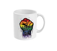 11Oz Ceramic Pride Mug Love Is Not A Sin