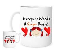 11OZ Everyone Needs A Ginger Bestie! Mug,A Lovely Gift Perfect for A Birthday or Christmas Free P&P