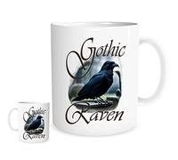 11OZ Gothic Raven Mug for Tea or Coffee Fantasy Horror