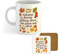 11oz Mug | Autumn Leaves v1 | Printed Funny Gift Idea Cup Tea Coffee