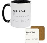 11oz Mug | Bank of Dad | Printed Funny Gift Idea Cup Tea Coffee