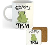 11oz Mug | May Have Been Touched by The Tism | Printed Funny Gift Idea Cup Tea Coffee