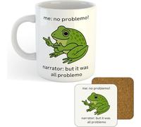 11oz Mug | No Problemo Frog | Printed Funny Gift Idea Cup Tea Coffee