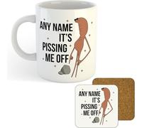 11oz Mug | Personalised Meme It's Pissing Me Off | Printed Funny Gift Idea Cup Tea Coffee