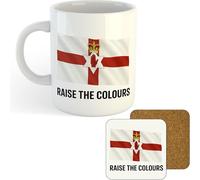 11oz Mug | Raise The Colours Northern Ireland | Printed Funny Gift Idea Cup Tea Coffee