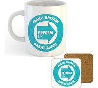 11oz Mug | Reform Make Britain Great Again | Printed Funny Gift Idea Cup Tea Coffee