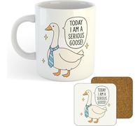 11oz Mug | Today...Serious Goose | Printed Funny Gift Idea Cup Tea Coffee