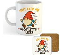 11oz Mug | Wait for Me Little Legs v2 | Printed Funny Gift Idea Cup Tea Coffee