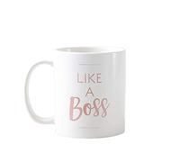 11OZ Premium Portable Coffee Mugs Funny - Like A BOSS- Gift Ideal for Men, Women, MOM, DAD, Teacher, Brother OR Sister #7358