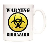 11OZ Warning Biohazard Funny Mug for Tea or Coffee