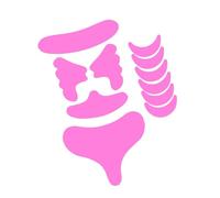 11Pack Invisible Silicone Wrinkles Strips for Forehead with Materials Forehead Wrinkles Reducers