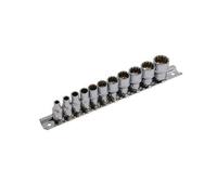 Neilsen CT3749 1/4in DR 11pc Multi-Fit Socket Set - 1/4in.Dr, Sizes: 4 | 5 | 6 | 7 | 8 | 9 | 10 | 11 | 12 | 13 | 14mm