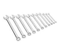11pc Combination Hand Spanner Set - 1/4" to 7/8" Imperial 12 Point Socket Wrench