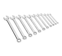 11pc Combination Hand Spanner Set - 1/4" to 7/8" Imperial 12 Point Socket Wrench