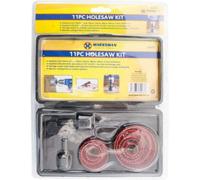 11Pc Holesaw Kit Circular Hole Saw Arbor Set 22mm 29mm 32mm 38mm 44mm 51mm 64mm