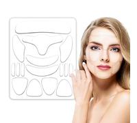 11PCS Anti Wrinkle Patches for Wrinkles Smoothing & Anti-Ageing, Reusable Silicone Anti Wrinkle Patches for Women Smooth Forehead Eye Mouth Neck Chest Skin Care
