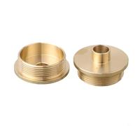 11PCS Brass Router Template Guide Kit with Lock Nut Adapter, 8 Sizes (10-30mm) for Woodworking, Dovetail Hinge Milling, Includes Storage Bag